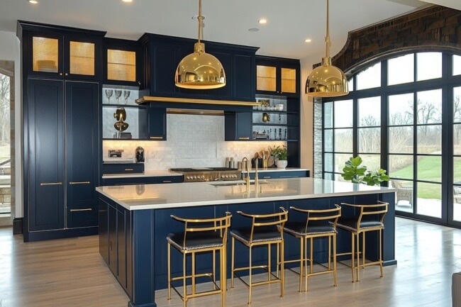 Custom interior residential features